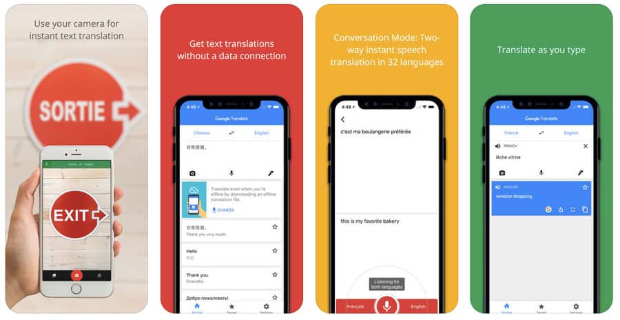 Best travel apps - Google Translate
