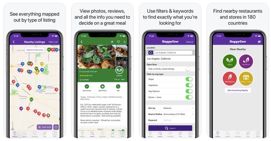best travel apps - Happy Cow