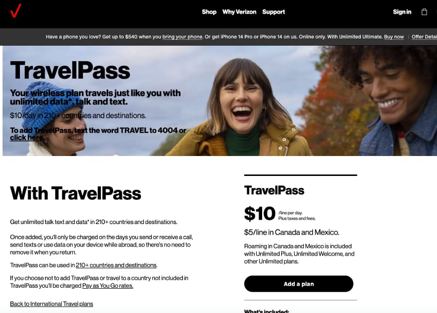 International Data Plan for Europe