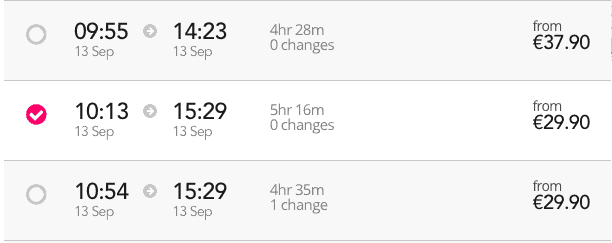 Rail Travel - Tickets early